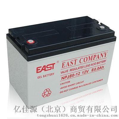EAST易事特UPS蓄电池NPJ100阀控密封式胶体电池EPS电瓶太阳能电池